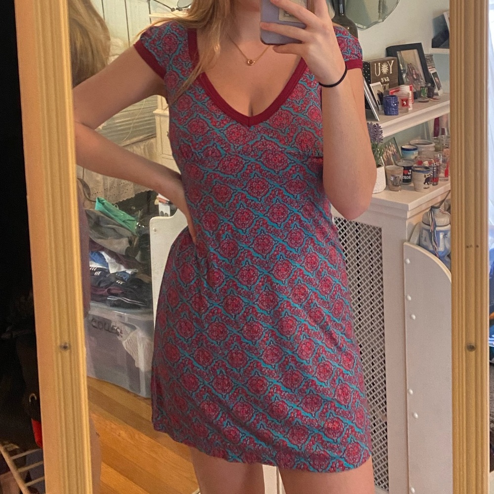 Cosabella Blue and Raspberry dress